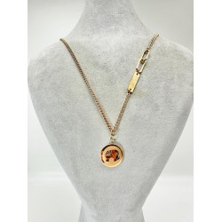 Bronz Fil Desenli Kolye